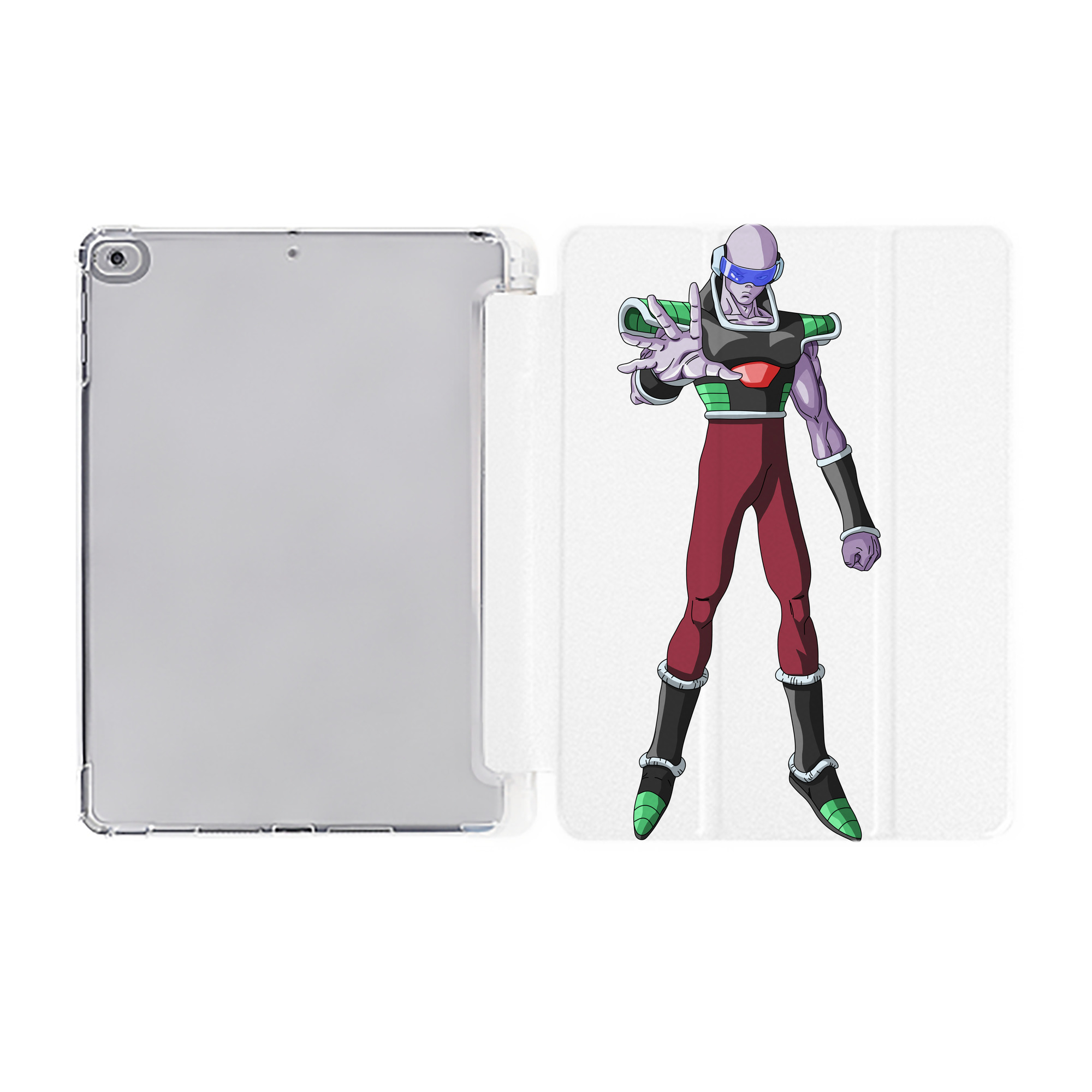 （画像用） ドラゴンボール DRAGON BALL IPad ケース ペン収納付き 三つ折りスタンド PUレザー×シリコン 対応機種9.5/10.5/10.9インチ